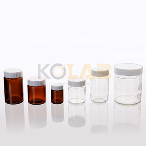 Wide Mouth Bottle, Clear & Amber / 광구병,투명&갈색