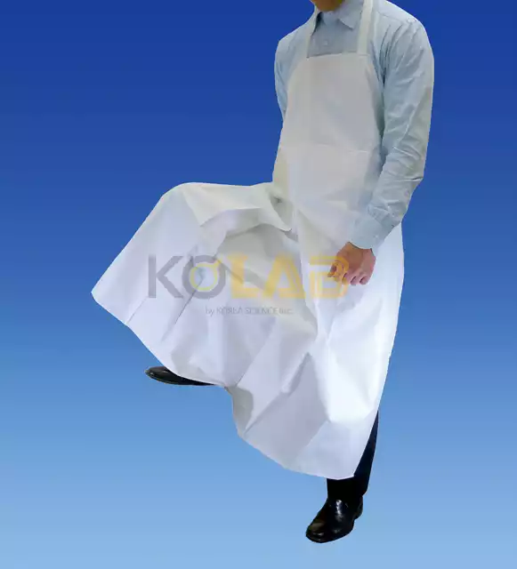 Tetratex chemical Safety waist apron with chest / 테트라텍스화학용안전앞치마