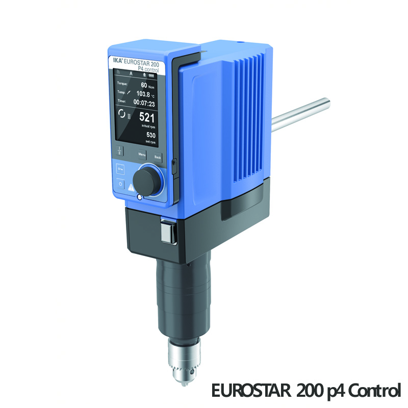 IKA EUROSTAR 200 P4 Control Electronic Overhead Stirrer / 고점도용오버헤드스터러, 100 L