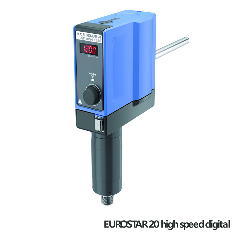 IKA EUROSTAR 20 High Speed Digital Electronic Overhead Stirrer / 고속오버헤드스터러, Max. 6000 rpm