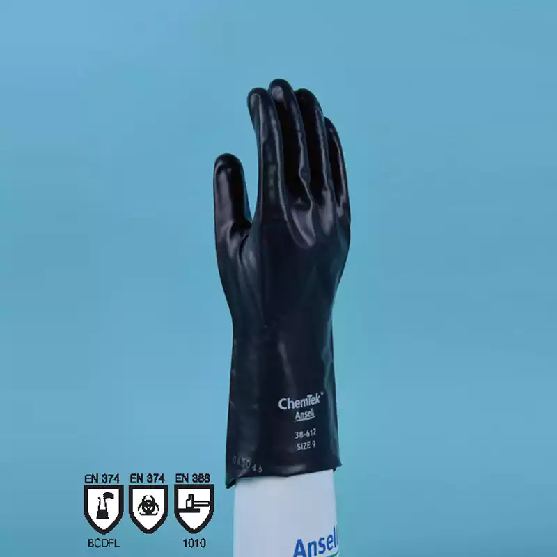 Chemtek® 38-514, 38-612 Viton-Butyl Chemical Resistance Glove / 바이톤-부틸내화학글러브, KOSHA인증