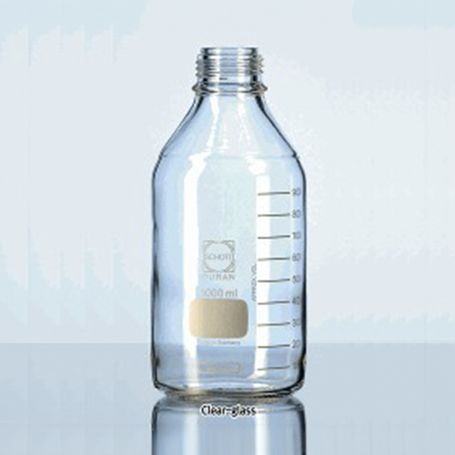 DURAN® GL25~45 Original & GLS80 Wide-neck Laboratory Bottles, Graduated, 10~20,000㎖ Borosilicate Clear Glass 3.3, with Screwcap & Pouring Ring, Autoclavable, Ideal for Culture & Multi-use / “듀란” 오리지널 & 광구 랩바틀