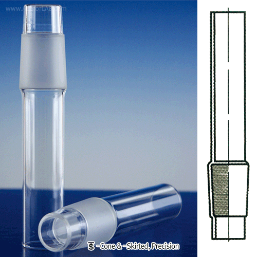 DURAN® DIN /ISO Joint Standard Taper Glass Joints, Joint-Cone & -SocketDIN /ISO / 표준 테파 글라스 조인트, -콘 & 소켓, α3.3 Borosilicate Glass