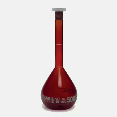 Volumetric Flask Amber class A / 갈색A급메스플라스크