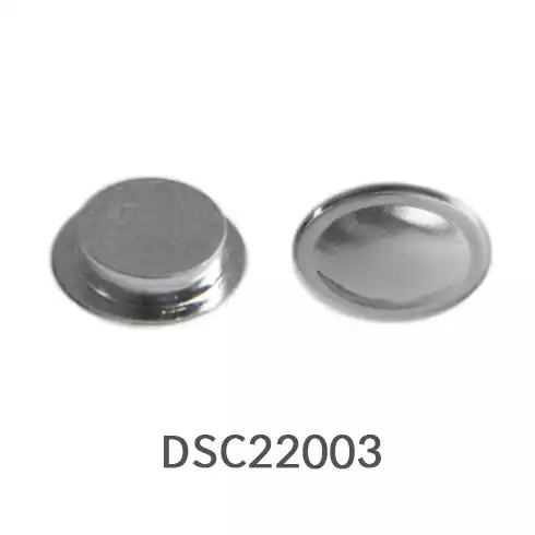 Aluminum crucibles standard, 40ul, without pin, compare to Mettler / Mettler타입40uL스탠다드알루미늄샘플팬&리드,핀없음