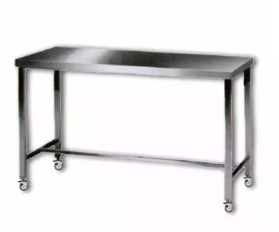 Mobile Stainless Steel Cart Bench / 이동식 테이블