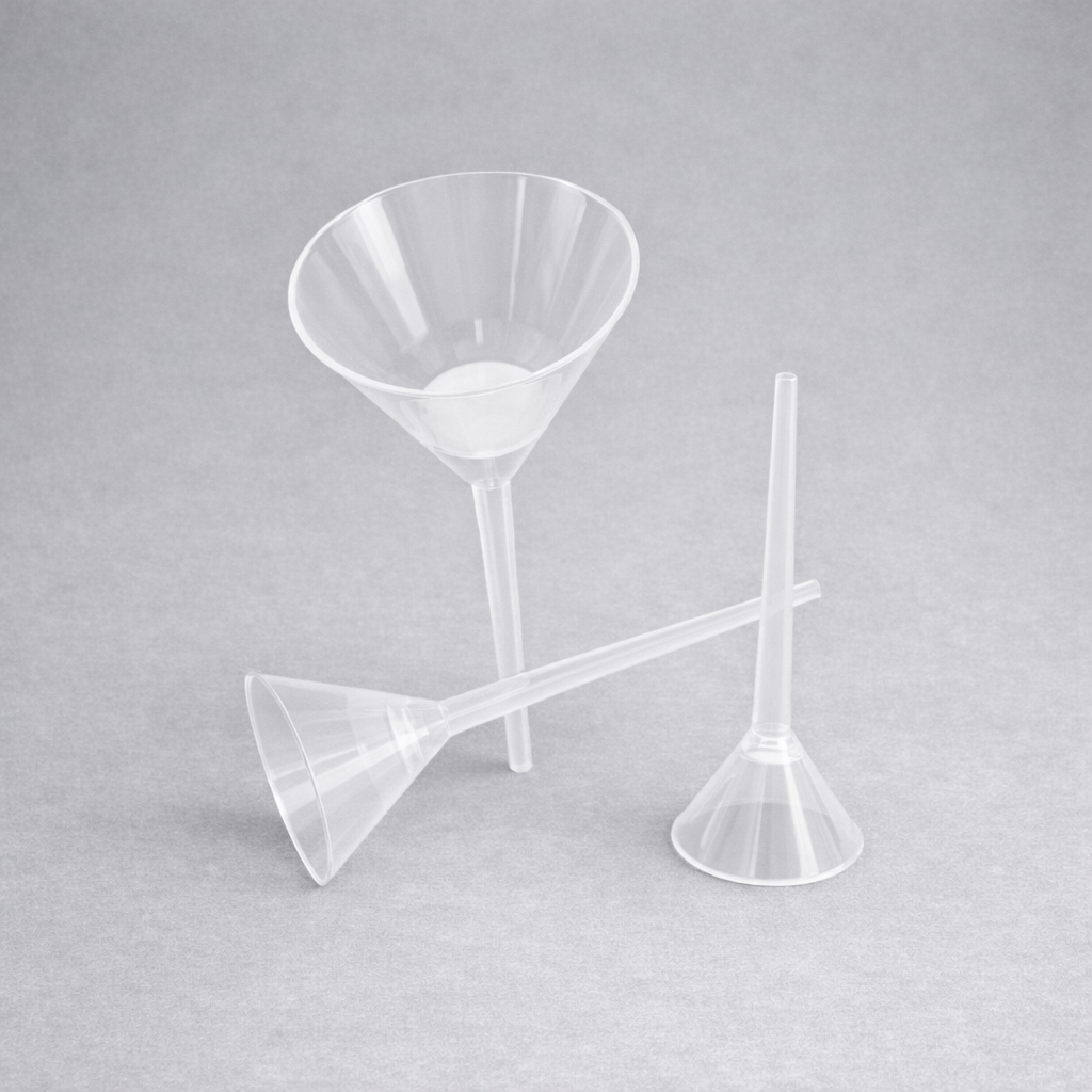 CR-1018-08, 20, 60, Cone-shaped Filter Funnels/ 일회용 필터 펀넬(깔대기)