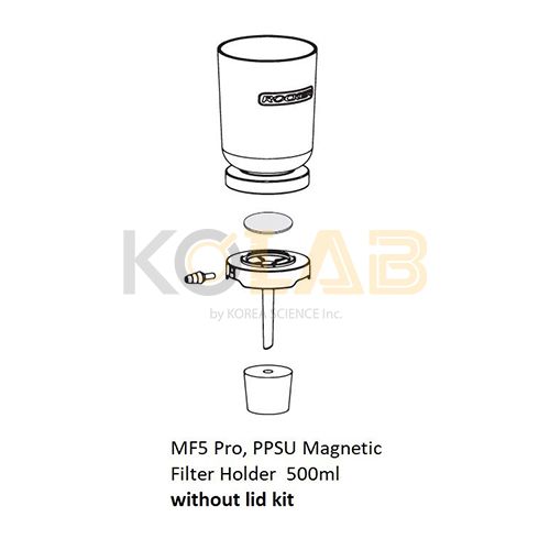 MF5 Pro, PPSU Filter Funnel With Lid Kit, 500mL /PPSU 마그네틱 필터