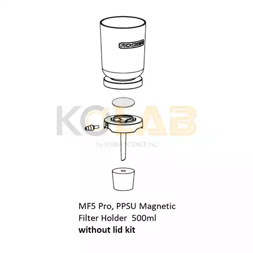 MF5 Pro, PPSU Magnetic Filter Funnel With Lid Kit, 500mL /PPSU 마그네틱 필터 깔때기(뚜껑 포함, 뚜껑미포함), 500mL
