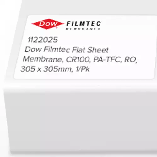 Dow Filmtec Flat Sheet Membrane, CR100, PA-TFC, RO