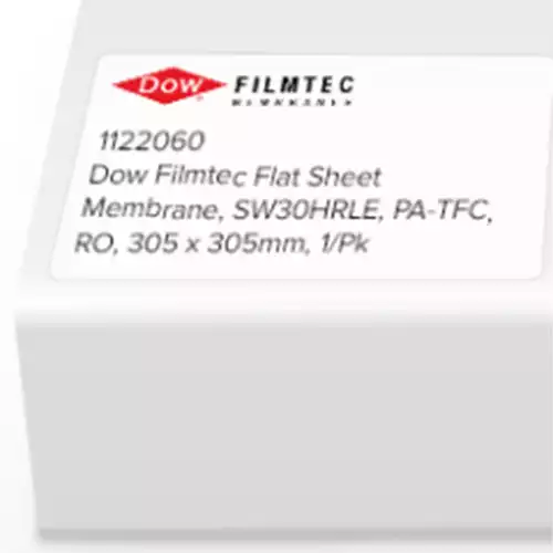 Dow Filmtec Flat Sheet Membrane, SW30HRLE, PA-TFC, RO