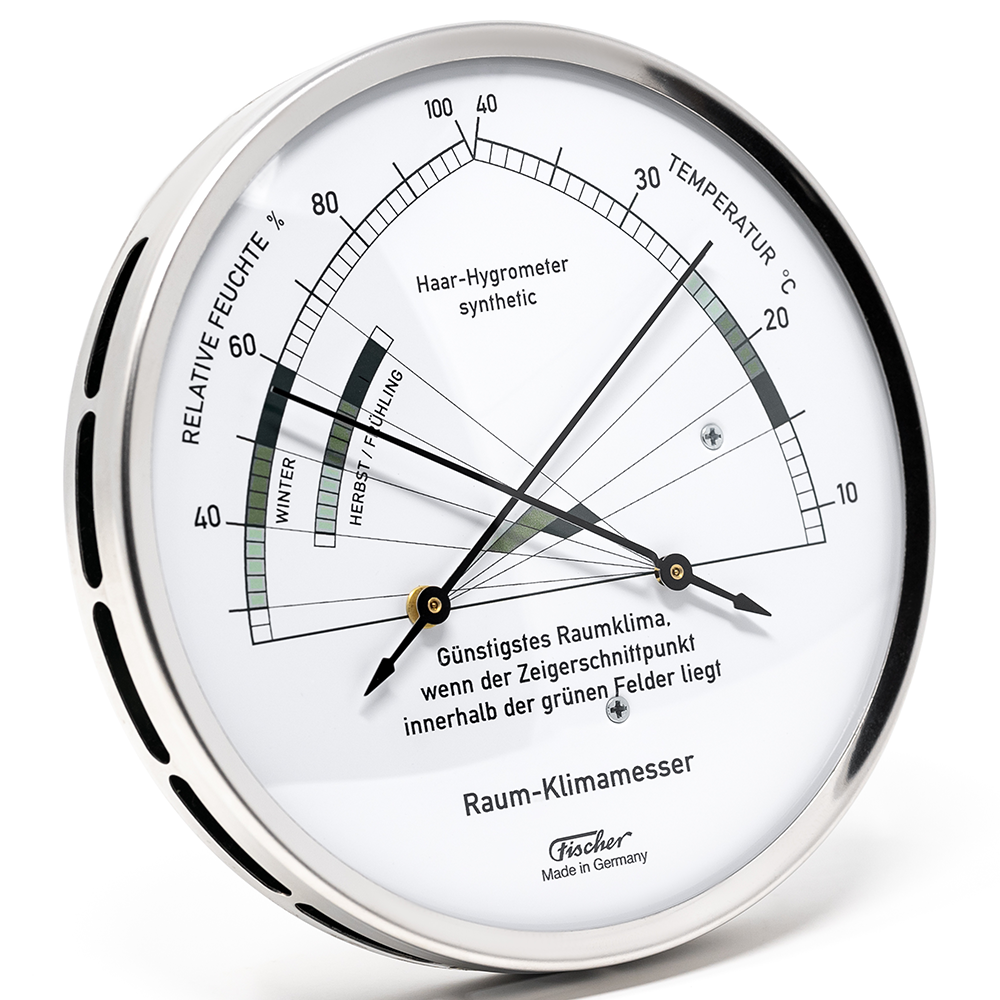 1222-01, Fischer indoor climate hygrometer with thermometer/ 1222-01 실내기후 온습도계