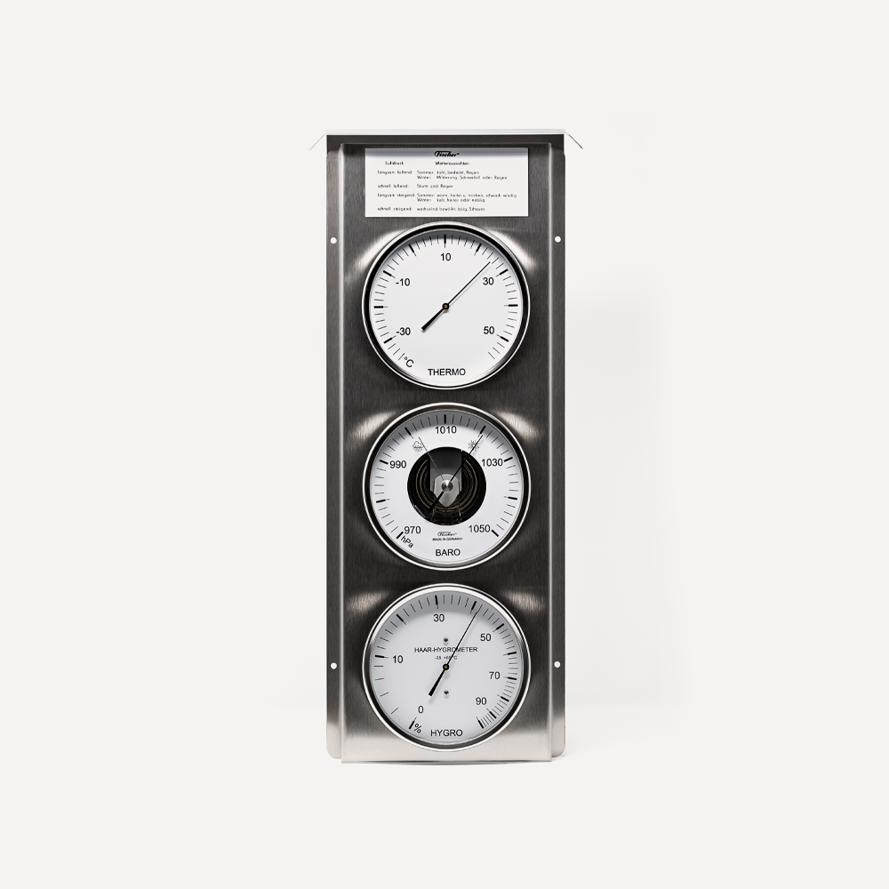 803-01, Outdoor weather station/ Fischer 803-01 아날로그 온도,기압, 습도계 (아웃도어 온습도 기압계)