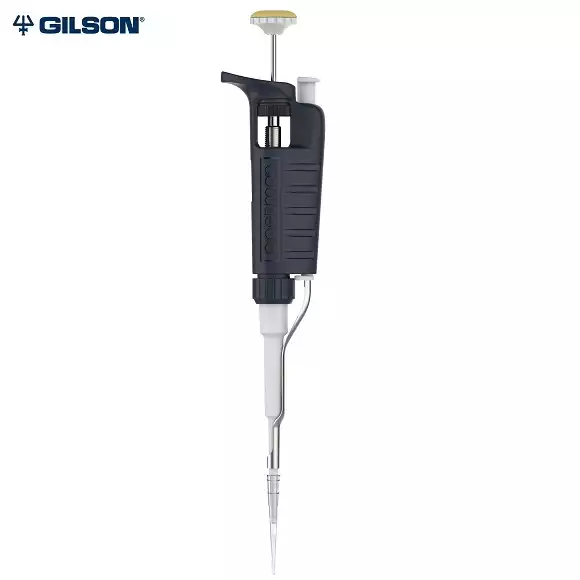 Gilson PIPETMAN CLASSIC/ 가변형 공기치환식 수동피펫 (내화학성 PVDF, 스테인리스 스틸)