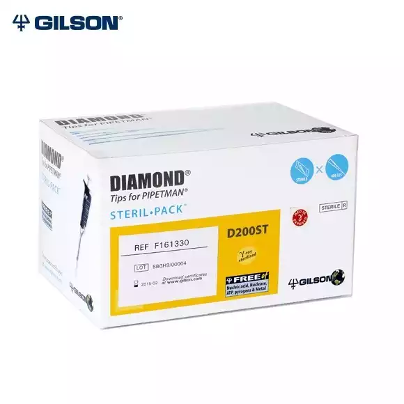 Gilson PIPETMAN TIPS Diamond - STERILPACK/ 의료용 고품질, 오염방지 멸균 팁