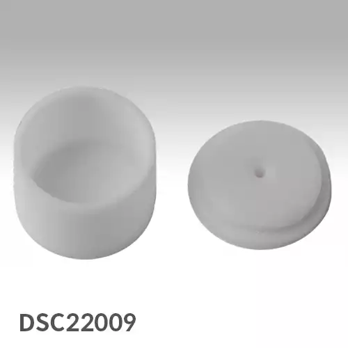 Premium alumina crucible/lid set compare to Mettler ME 00024124 (150uL)/ Mettler 타입 150uL 알루미늄 샘플팬&리드