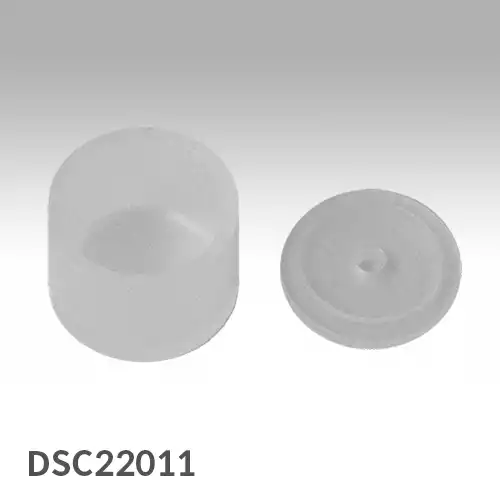TGA Sapphire crucible/lid set compare to Mettler (70uL, 6.0mm x 4.5mm)  / Mettler타입 70uL, TGA 사파이어 도가니& 리드