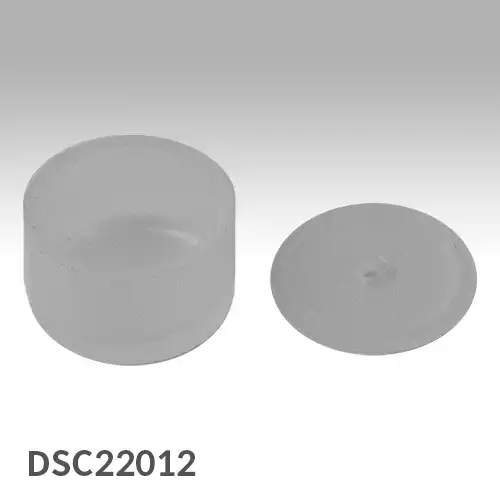 TGA Sapphire crucible/lid set compare to Mettler (150uL, 8.0mm x 4.5mm)  / Mettler타입 150uL, TGA 사파이어 도가니& 리드