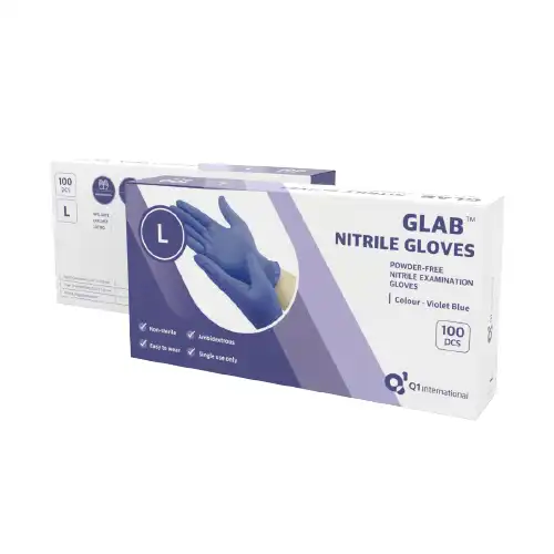 GLAB™ Powder Free Nitrile Gloves/ GLAB™ 니트릴장갑 (Powder Free)