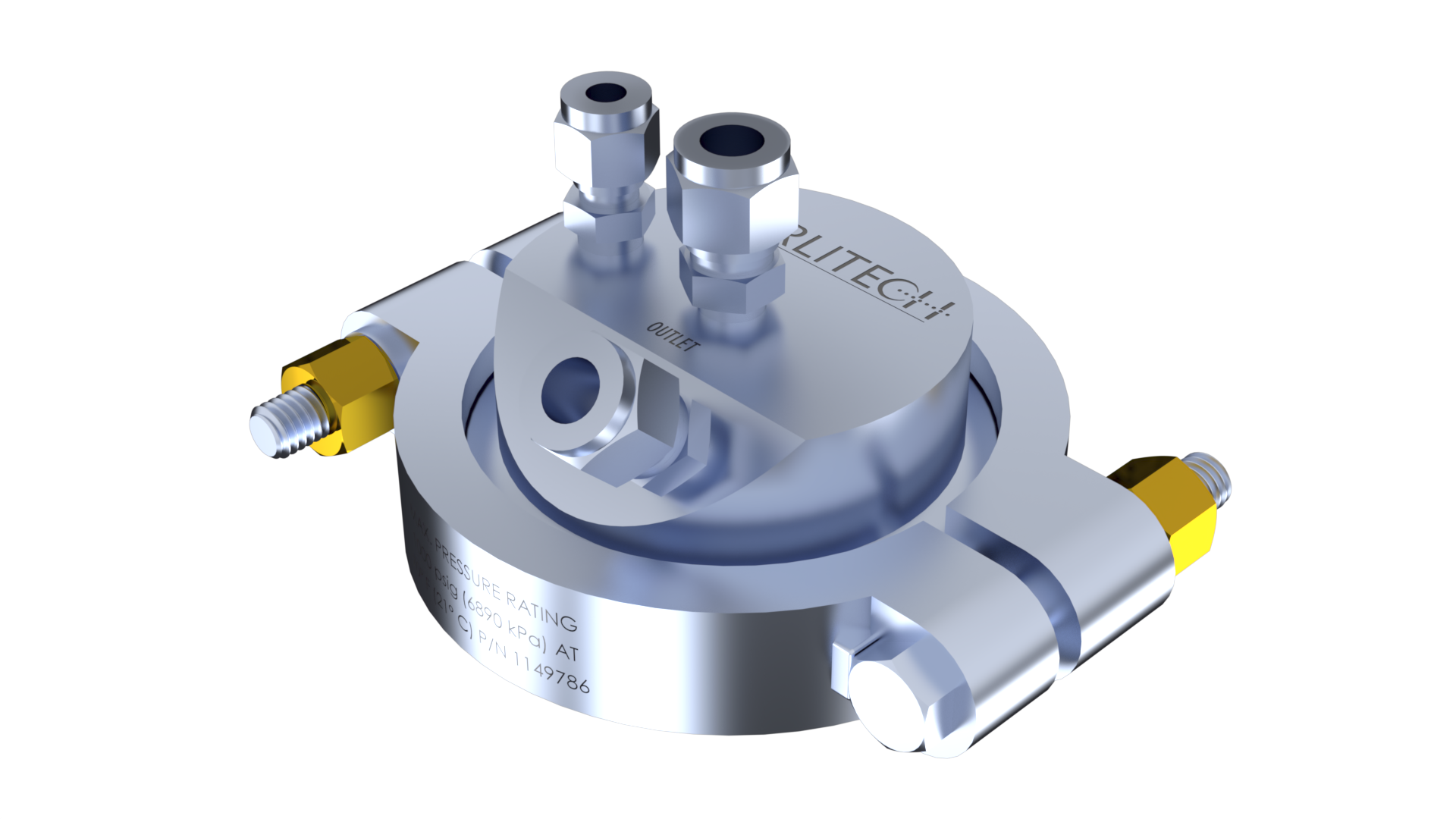 1160354, 1160361, Circular Cell Assembly, Crossflow, 316 SS
