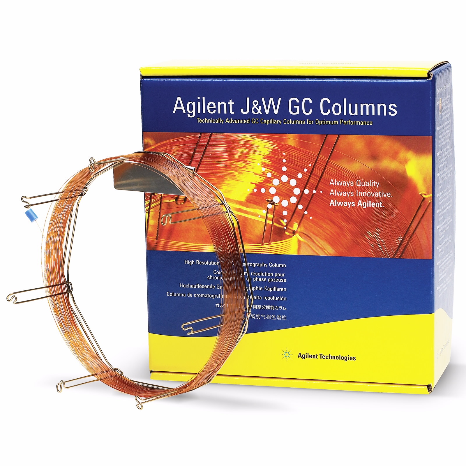 Agilent GC Column, Low Bleed GC/MS column/ DB-1MS 30m, 0.25mm, 0.25um