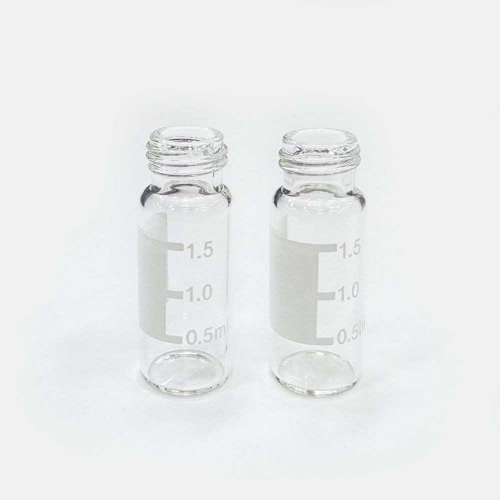 2mL Short Thread Vial(Clear, Amber)  & Red PTFE/White Silicone Septa