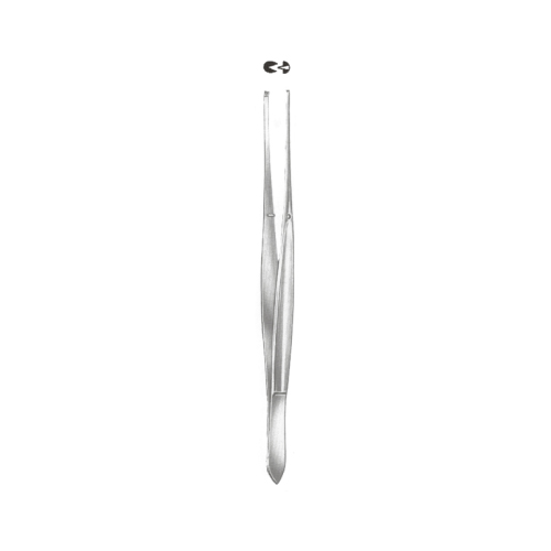 Cushing Forcep, 1x2teeth, Straight, 18cm/ 쿠싱포셉 18cm 유구 직