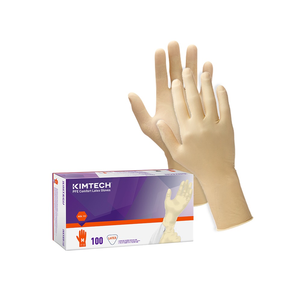KIMTECH™ 킴테크 PFE 컴포트 라텍스(Latex) 글러브