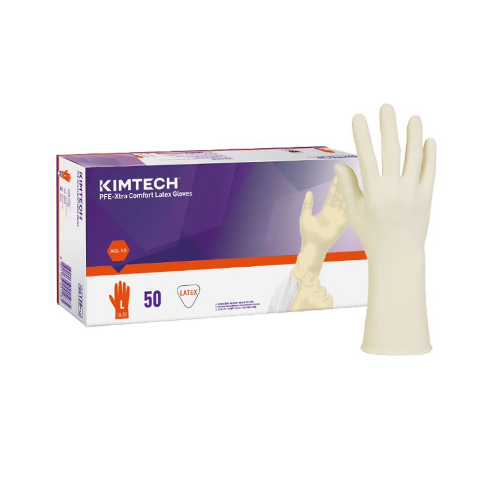 KIMTECH™ 킴테크 PFE Xtra 컴포트 라텍스(Latex) 글러브