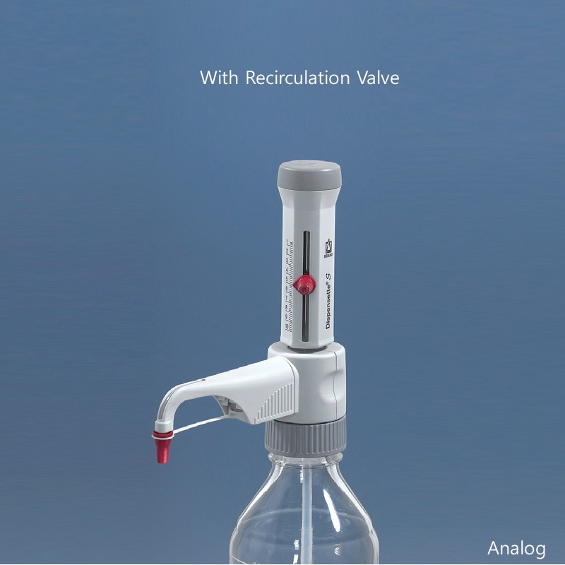 Brand GmBH Dispensette S Analog-adjustable, 아날로그 바틀탑 디스펜서