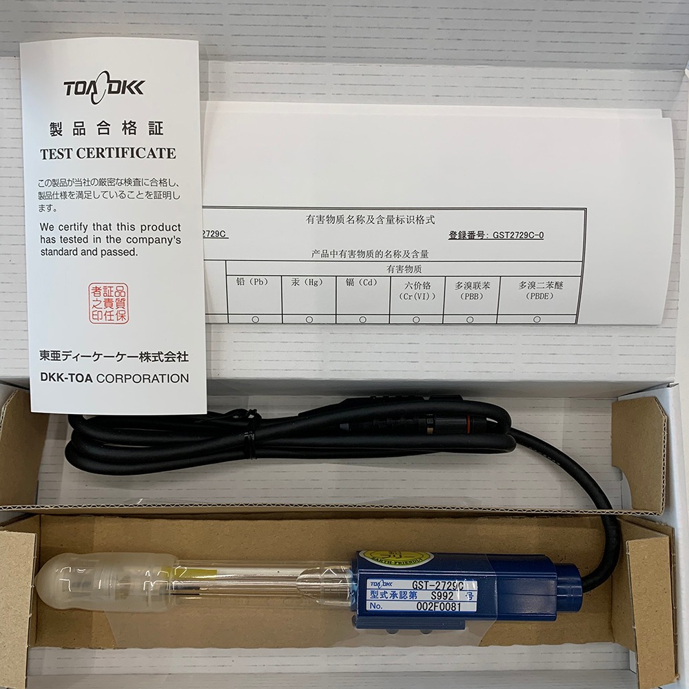 TOA-DKK, GST-2729C pH복합전극