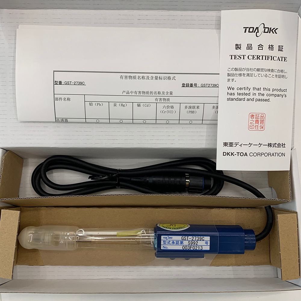TOA-DKK, GST-2739C pH복합전극