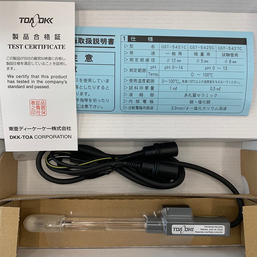 TOA-DKK, GST-5721C PH 복합 전극