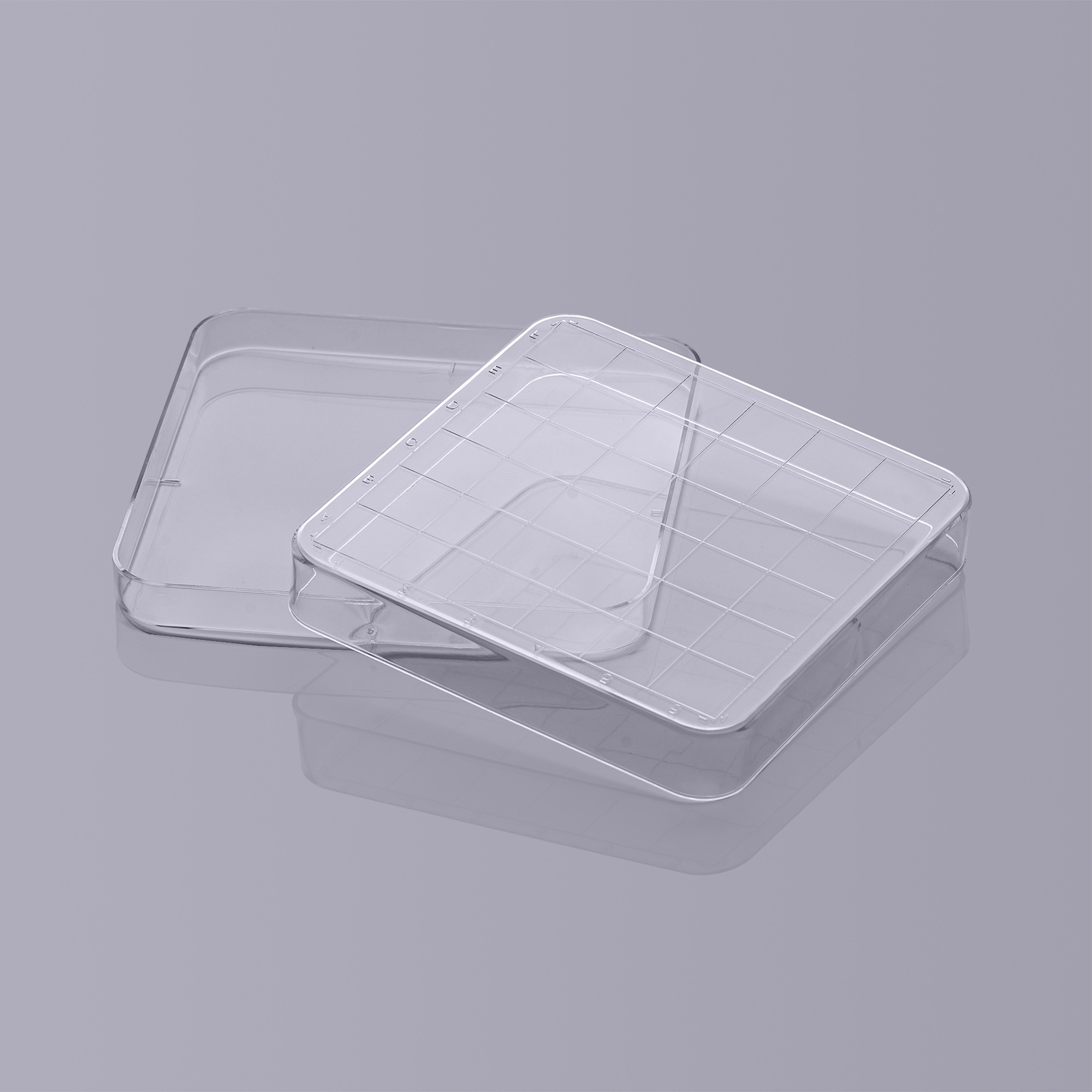 Square design petri dish, 100mm*100mm, 130mm*130mm