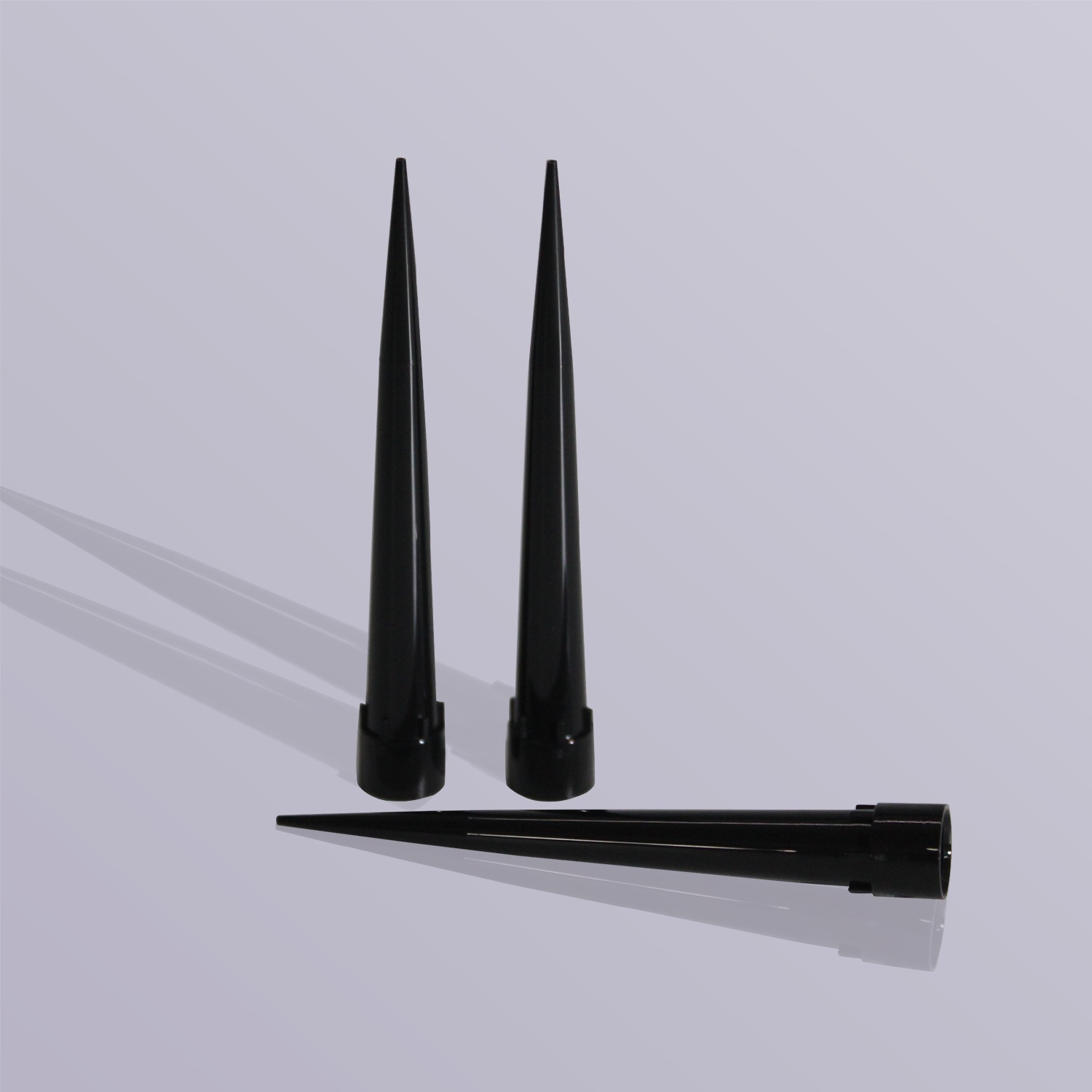 Filtered conductive automation tips, sterile, black, compatible with Hamilton