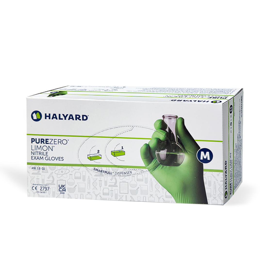 HALYARD Purezero Limon Nitrile Exam Gloves/ 퓨어제로 리몬 니트릴 글러브