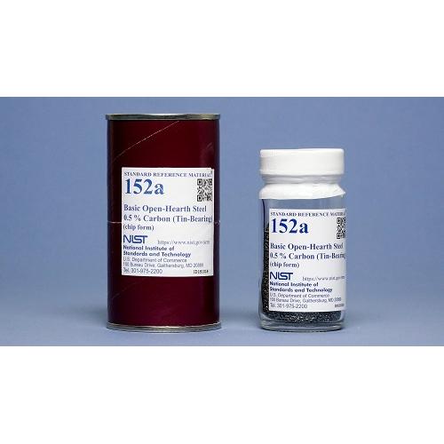 NIST, 152a, Basic Open-Hearth Steel 0.5% Carbon, (Tin Bearing), 150g