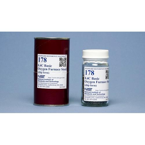 NIST, 178, 0.4C Basic Oxygen Furnace Steel, 150g