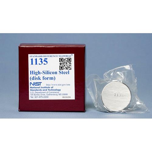 NIST, 1135, LA Steel, High Silicon, disk