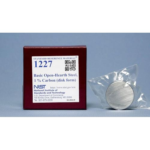 NIST, 1227, Basic Open-Hearth Steel, 1% Carbon, disk
