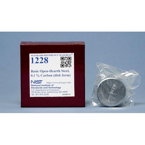 NIST, 1228, LA Steel, 0.1% C, disk