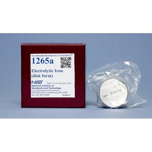 NIST, 1265a, Electrolytic Iron, disk