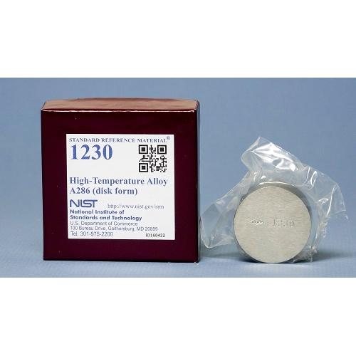 NIST, 1230, High-Temperature Alloy A286, disk