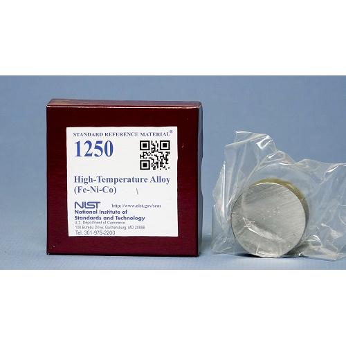 NIST, 1250, High-Temperature Alloy (Fe-Ni-Co), disk