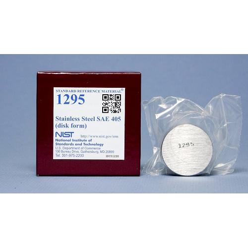 NIST, 1295, Stainless Steel (SAE 405), disk