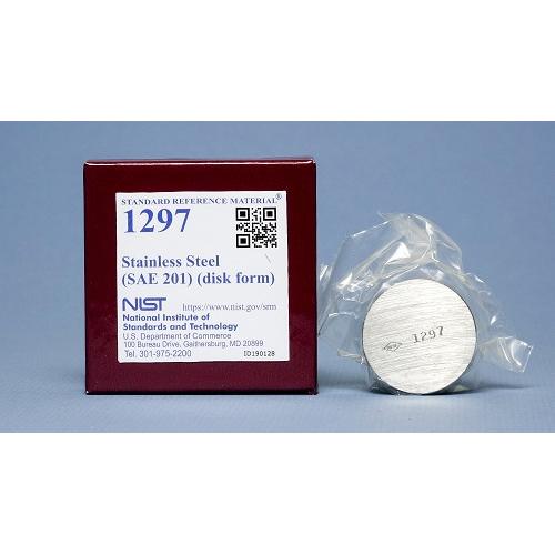 NIST, 1297, Stainless Steel (SAE 201), disk