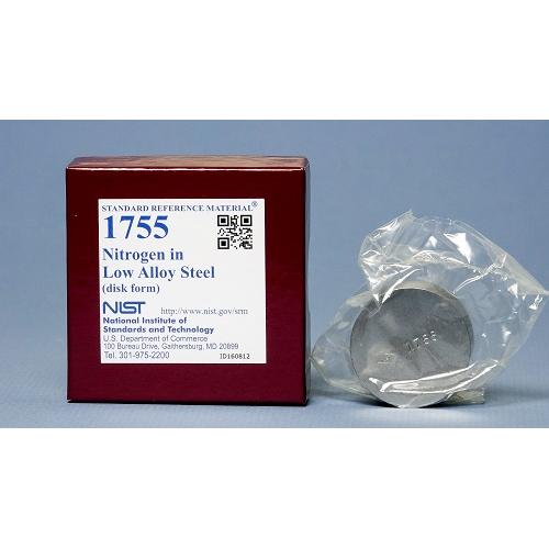 NIST, 1755, Nitrogen in Low Alloy Steel, disk
