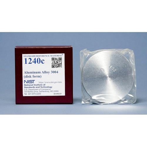 NIST, 1240c, Aluminum Alloy 3004, disk