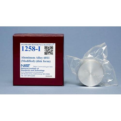 NIST, 1258-I, Aluminum Alloy 6011 (Modified), disk