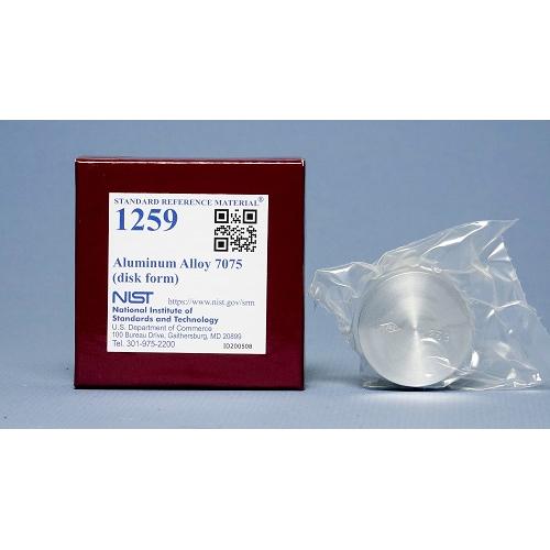 NIST, 1259, Aluminum Alloy 7075, disk